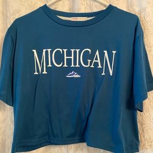 Michigan cropped T-shirt
